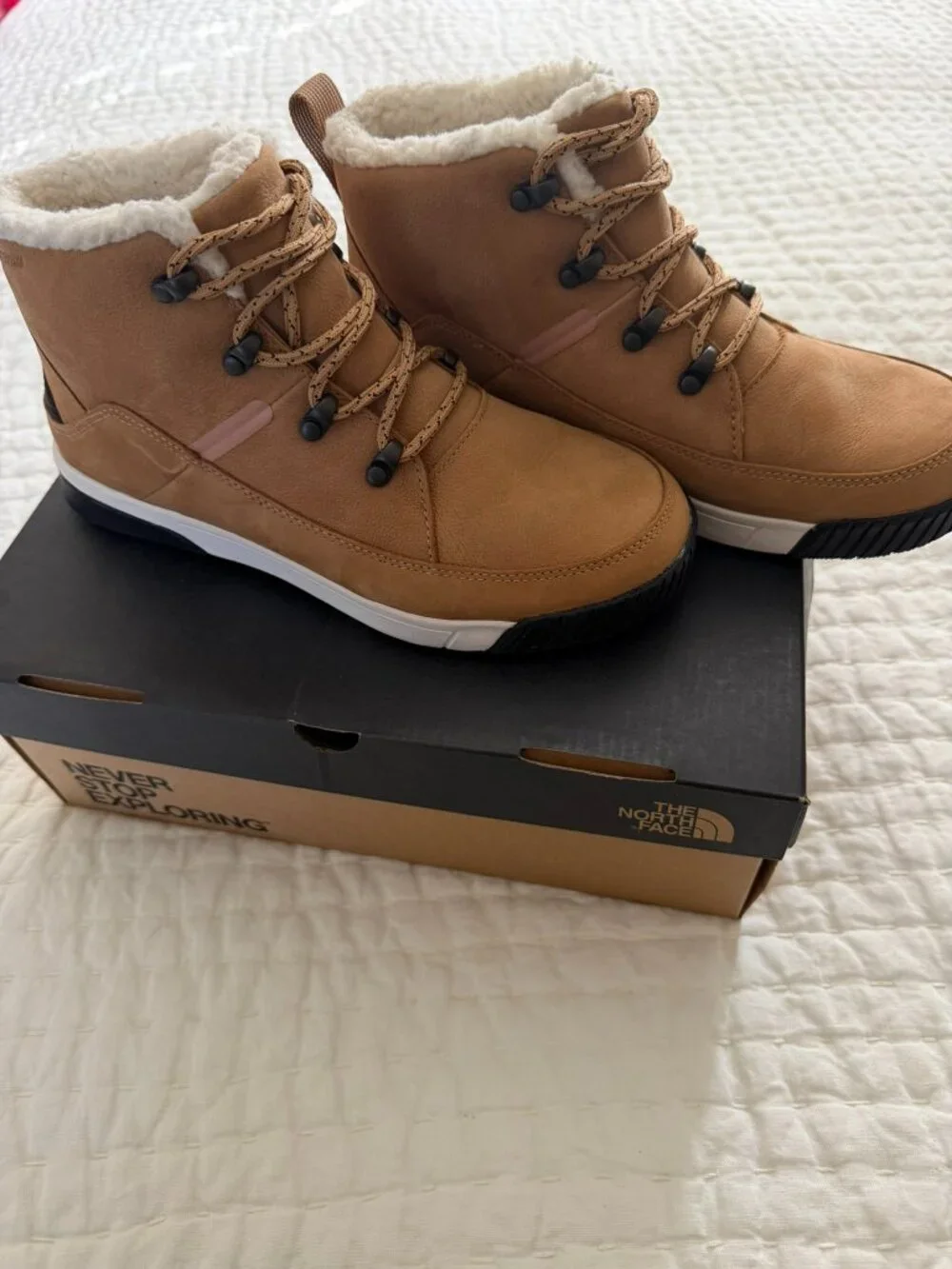 The North Face Sierra Mid Lace Waterproof Women’s Boots Brown Size 8.5
